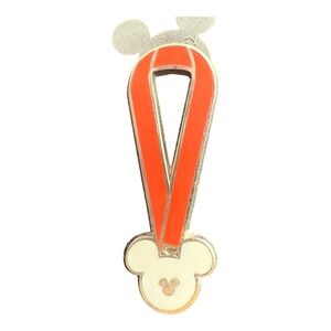 Disney Trading Pin Pink Mickey Mouse Medal Hidden Mickey